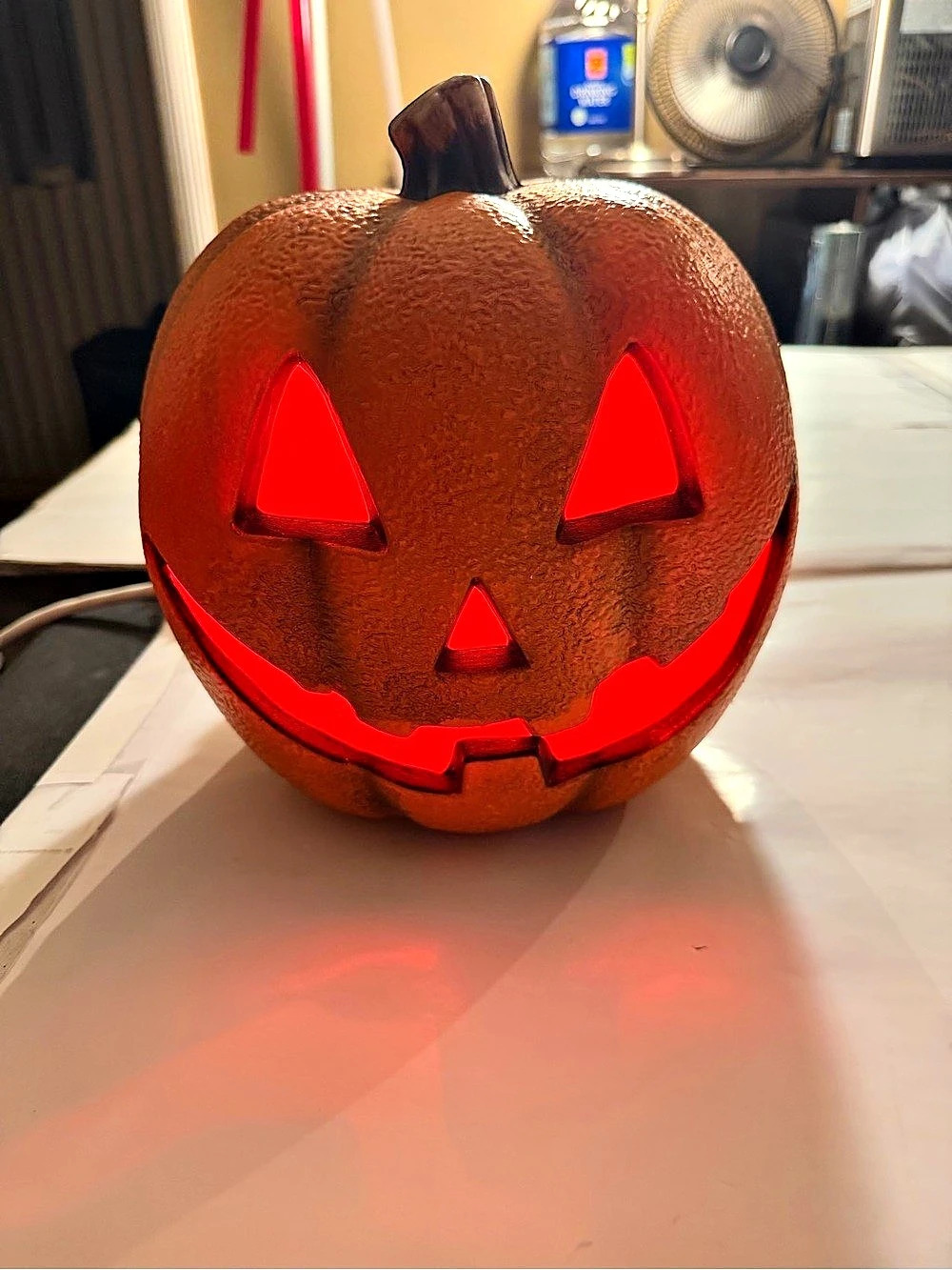 Vintage Gemmy Light-Up Jack-O'-Lantern Holiday Decor